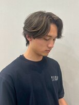 ルトワフクロマチ(Lutowa Fukuromachi) リバースセンターパート/ニュアンスパーマ/ダウンバング/メンズ