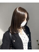 カイノ 深井本店(KAINO)&nbsp;レイヤーカット×透け感ヘーゼルベージュ