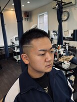 バーバー アミティ プール オム(BAR BER amity POUR HOMME)&nbsp;坊主フェード×サイドライン