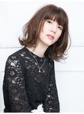 イルミナカラーで黄味を抑えたラベンダーアッシュ
