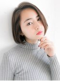 内巻きワンカールボブで朝のスタイリングが楽チン！
