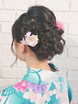 ヘアークリアー 蕨&nbsp;浴衣ヘアアレンジ