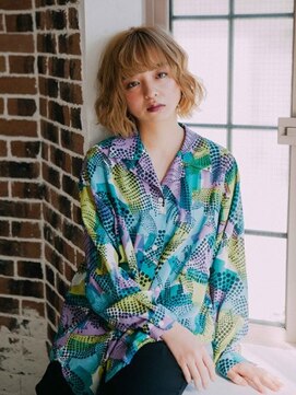 ラシエル 両国店(Laciel) ハイトーン無造作カール