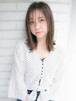 ルティア 池袋(Lutia) シースルーバング グレージュカラー