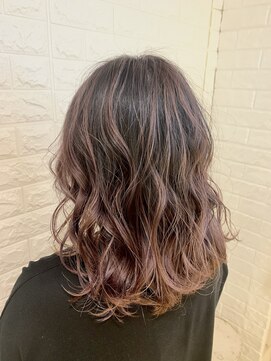 アッシュ 高幡不動店(Ash) 【Ash高幡不動店×山崎】ラベンダーピンクバレイヤージュ