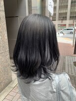 ネオリーブルカ 御茶ノ水店(Neolive Luca)&nbsp;ブリーチなしでもできる！ネイビーブラック