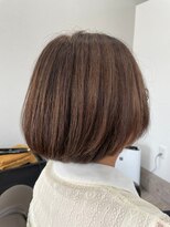 シークレットベースエヌ(Secret Base N)&nbsp;大人きれい丸みショートボブ立体感ヘーゼルベージュ