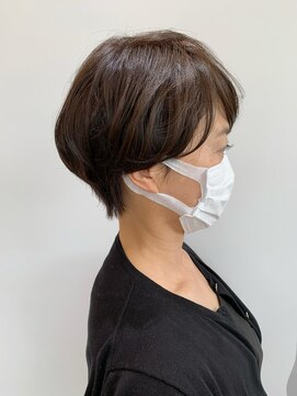 ヘアーアンドスパ フェリーチェ ミチ 野田屋町店(HAIR&SPA felice MICHI) 【佐藤夏美】40代シルエット美人ショート