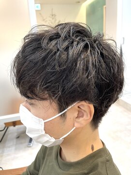 ロミーオム 本厚木(ROMMY. Homme) 無造作パーマ×マッシュスタイル