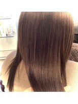 ミューコロル(mieux color)&nbsp;艶髪ストレート　最上級トリートメント　＜グレージュカラー＞