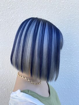 ボアップ 新居浜店(boappu) #ハイトーン#ボブ#ブリーチ