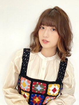 ハピネス クローバー 学園前店(Happiness CLOVER) 大人可愛い くびれヘア 透明感カラー 小顔カット