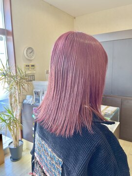 クリーム(CREAM) ブリーチカラー　ピンク　ピンクベージュ