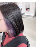 イヤリング×バイオレット