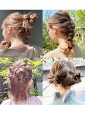 ヘアセット、ヘアアレンジ