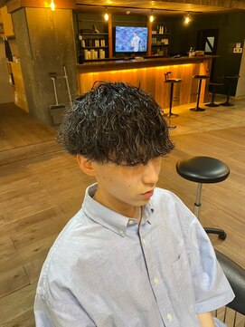 シリー 南風原店(SILLY) 沖縄メンズ波巻きスパイラルパーマ