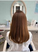 【縮毛矯正カール】前髪ナチュラルストレート