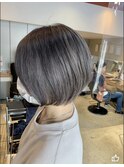 宇都宮美容室/アッシュグレー/グレージュ/グレー/ヘアカラー