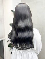 モッズヘアー 足利(mod's hair) 小顔透明感ブルーグレージュヘルシースタイルふんわりカール