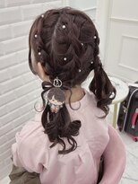 編み込みリボンツインテール＊アクスタ＊まゆ