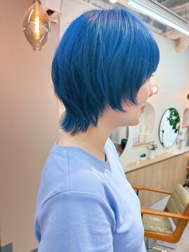 シビバイレボ(CIBI by revo) 地毛風カラー/ナチュラルレイヤーカット/ショートボブ[船橋]