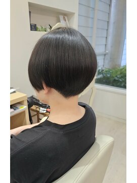 ヘアーズ 本店(HAIRZ) 《HAIRZ》平田☆縮毛矯正サイド2ブロックショート☆アシメヘア