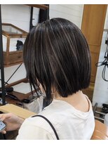 カンシャル(Kanshall) ボブ30代~50代グレイカラー白髪染め白髪ぼかし