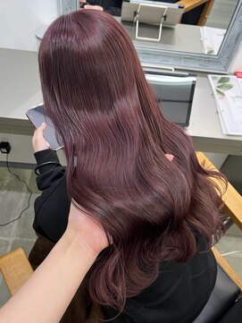 グリードヘアー(greed hair) ブリーチなし秋の葡萄色