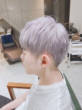 デイズ(days) シルバーカラーツーブロックマッシュ 韓国マッシュ