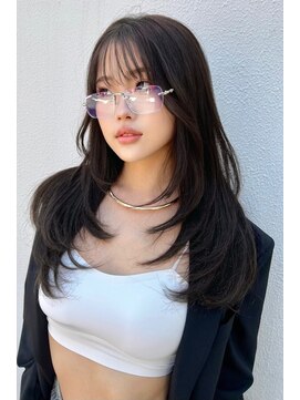 ランズ(LANDS) レイヤーカット 【韓国ヘア 大阪 梅田】