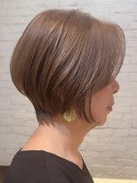 ソワネ 表参道(soigne)&nbsp;表参道白髪ぼかしハイライトミディアムボブショートボブ40代50代