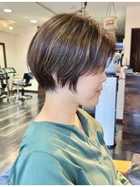 ヘアスペース クレール(hair space clair) 【clair清水恭平】30代40代襟足改善ショートカット/似合わせ