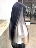 ホワイトカラー10代20代30代インナーカラー