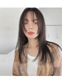 ロングレイヤー似合わせ顔周りカット顔まわりレイヤーカット