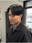 曲がるストレートパーマセンターパート