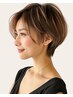 【平日予約限定】カット+白髪ぼかしカラー+髪質改善Tr [銀座駅/白髪染め]