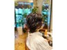 パーマ＋カット＋５stepトリートメント＋頭浸浴＋ケアプロ￥17,490→￥15,990