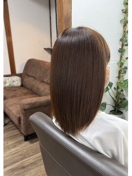 カノン(kanon) カラー+髪質改善アプトグロストリートメント