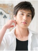 ナチュラルメンズカット斜めバングビジカジd新所沢