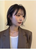 福岡ボブ 大人ヘア ベージュカラー 質感整生トリートメント