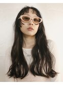 レイヤー/顔まわりレイヤー/オン眉/難波/担当者あまね