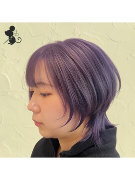 ヘアーコテージ ココ(hair cottage CoCo...) ウルフレイヤー・パープルカラー