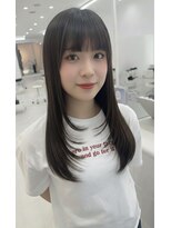 アイニ 天王寺アポロ店(aini)&nbsp;カラーハイライトハッシュカットレイヤーカットボブ髪質改善