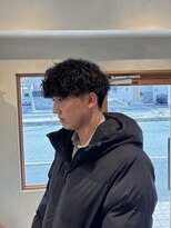 ペブル(pebble) メンズカット/波巻きパーマ/ツイストスパイラル/明石/大久保