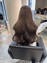 ルル(Lulu)&nbsp;梅田/ブラウン/ベージュ/レイヤー/前髪カット/縮毛矯正/髪質改善