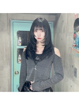 インク 渋谷(INK.) ダークアッシュ/似合わせカット/ミディアムレイヤーカット