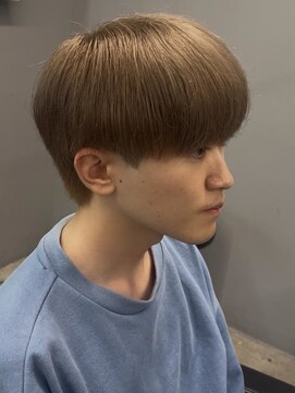 エルマーク 京都駅前(L-MARK) マッシュ/メンズ/ハイトーン/ダブルカラー/ブリーチ/眉毛