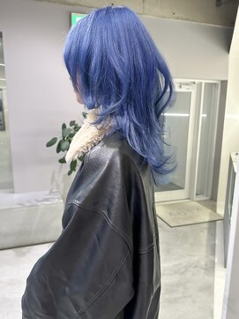 キオク(KIOX) ブルーカラー/水色カラー/ハイトーンカラー/ブリーチ/名古屋/栄