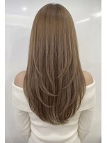 カバーヘア ブリス 大宮西口(COVER HAIR bliss)&nbsp;ハッシュカット/韓国レイヤー/春色/ミルクティーベージュp大宮