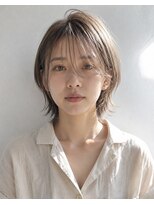 ヘイ 松本店(HEY) 【HEY 松本】ショートウルフ×ミルクティーベージュ